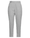 Peserico Woman Pants Light Grey Size 10 Wool, Polyester, Viscose, Polyamide, Elastane In Grey