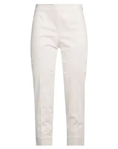 Peserico Easy Woman Pants Light Grey Size 4 Cotton, Elastane