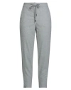Peserico Woman Pants Light Grey Size 8 Wool, Polyester, Viscose, Polyamide, Elastane In Gray