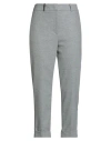 Peserico Woman Pants Light Grey Size 8 Wool, Polyester, Viscose, Polyamide, Elastane In Gray