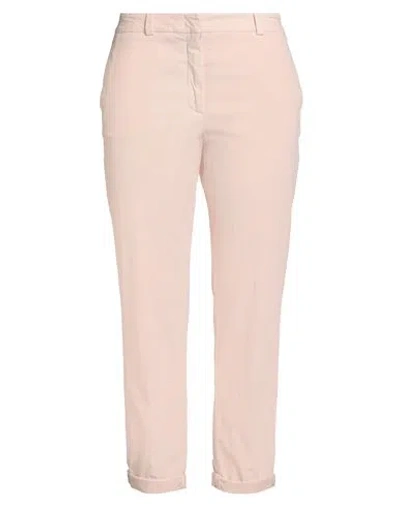 Peserico Woman Pants Light Pink Size 14 Cotton, Modal, Elastane