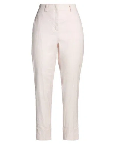 Peserico Woman Pants Light Pink Size 6 Viscose, Linen, Cotton, Elastane
