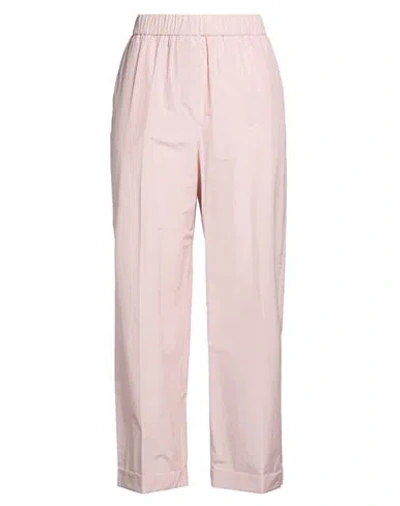 Peserico Woman Pants Light Pink Size 8 Cotton, Polyester
