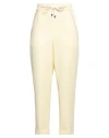 Peserico Woman Pants Light Yellow Size 2 Polyester
