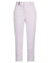 Peserico Woman Pants Lilac Size 12 Cotton, Elastane In Purple