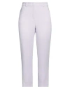 Peserico Easy Woman Pants Lilac Size 14 Viscose, Elastane In Purple