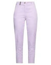 Peserico Woman Pants Lilac Size 2 Cotton, Elastane In Purple