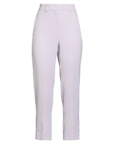 Peserico Woman Pants Lilac Size 6 Viscose, Elastane In Gray