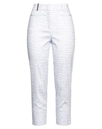 PESERICO PESERICO WOMAN PANTS LILAC SIZE 8 COTTON, ELASTANE