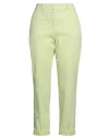 Peserico Woman Pants Lime Green Size 6 Cotton, Elastane