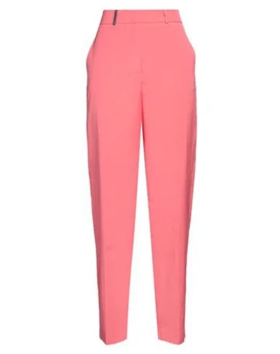 Peserico Woman Pants Magenta Size 10 Cotton, Polyester