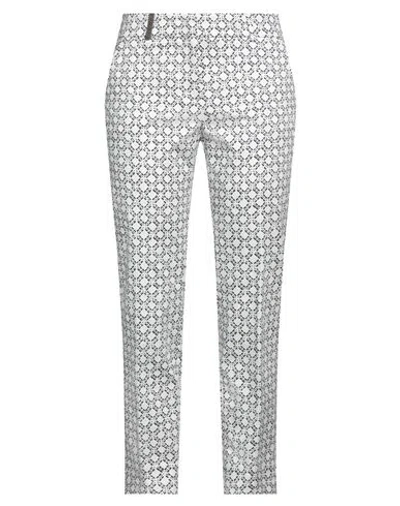Peserico Woman Pants Midnight Blue Size 4 Cotton, Elastane