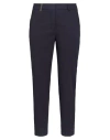 Peserico Woman Pants Midnight Blue Size 10 Cotton, Elastane In Black