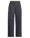 Peserico Woman Pants Midnight Blue Size 10 Cotton, Elastane