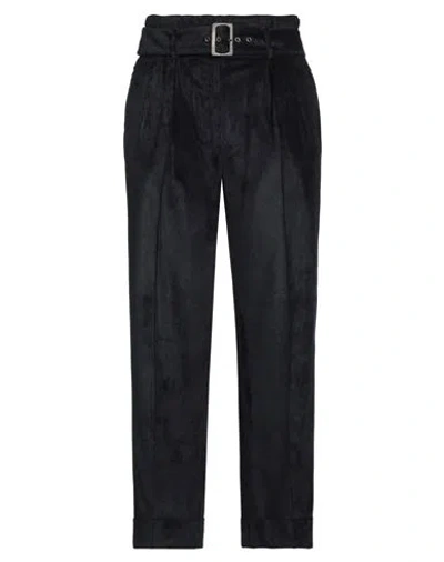 Peserico Woman Pants Midnight Blue Size 10 Viscose, Elastane In Blue