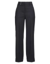 Peserico Flannel Lurex Trousers Back Pockets In Black