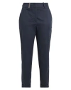 Peserico Woman Pants Midnight Blue Size 12 Cotton, Elastane In Blue