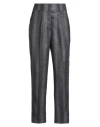 Peserico Woman Pants Midnight Blue Size 12 Virgin Wool, Polyamide, Polyester, Elastane In Blue