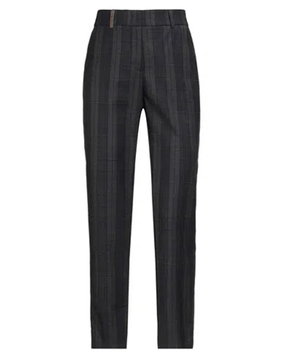 Peserico Woman Pants Midnight Blue Size 14 Virgin Wool