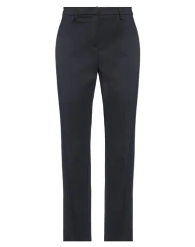 Peserico Woman Pants Midnight Blue Size 2 Polyester, Virgin Wool, Elastane In Black