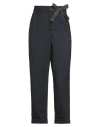 Peserico Woman Pants Midnight Blue Size 2 Wool, Polyester, Elastane