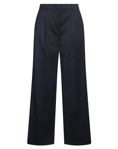 Peserico Woman Pants Midnight Blue Size 4 Polyester, Wool, Elastane