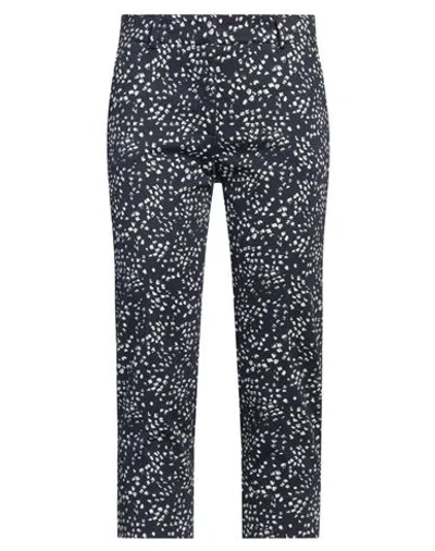 Peserico Woman Pants Midnight Blue Size 6 Cotton, Elastane