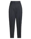 Peserico Woman Pants Midnight Blue Size 6 Polyester, Virgin Wool, Elastane In Black