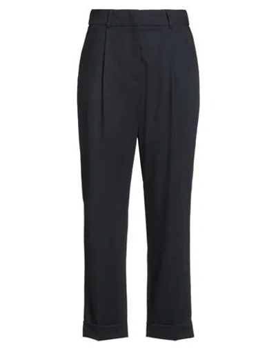 Peserico Woman Pants Midnight Blue Size 6 Polyester, Wool, Elastane