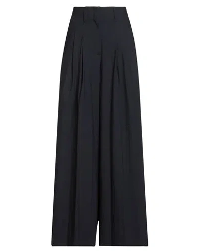 Peserico Woman Pants Midnight Blue Size 6 Virgin Wool, Elastane
