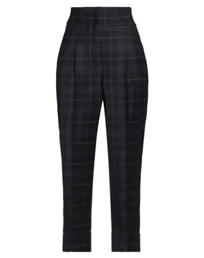 Peserico Woman Pants Midnight Blue Size 6 Virgin Wool, Elastane