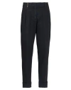 Peserico Woman Pants Midnight Blue Size 8 Cotton, Elastane In Blue