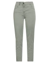 Peserico Woman Pants Military Green Size 14 Cotton, Elastane