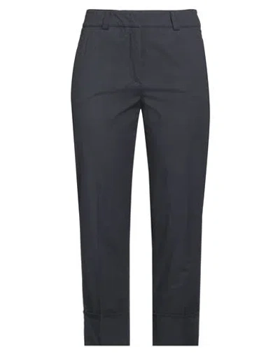 Peserico Woman Pants Navy Size 10 Cotton, Elastane