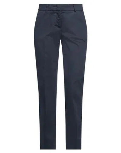 Peserico Woman Pants Navy Size 2 Cotton, Elastane