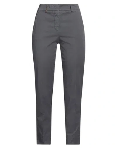 Peserico Woman Pants Navy Size 4 Cotton, Elastane
