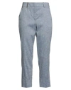 Peserico Woman Pants Navy Size 4 Virgin Wool, Linen In Blue