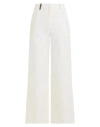 Peserico Woman Pants Off White Size 2 Linen, Polyester