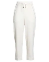 Peserico Woman Pants Off White Size 2 Polyester In White