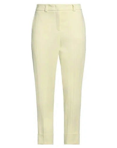 Peserico Easy Woman Pants Pastel Yellow Size 4 Viscose, Elastane