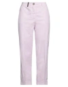 Peserico Woman Pants Pink Size 10 Cotton, Elastane