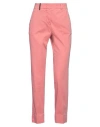 Peserico Woman Pants Pink Size 14 Cotton, Elastane