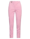Peserico Woman Pants Pink Size 4 Cotton, Elastane