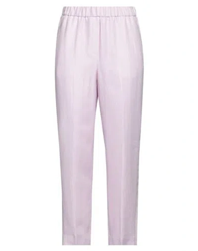 Peserico Woman Pants Pink Size 6 Linen