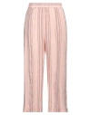 Peserico Woman Pants Pink Size 6 Linen, Polyamide, Polyester In Pink