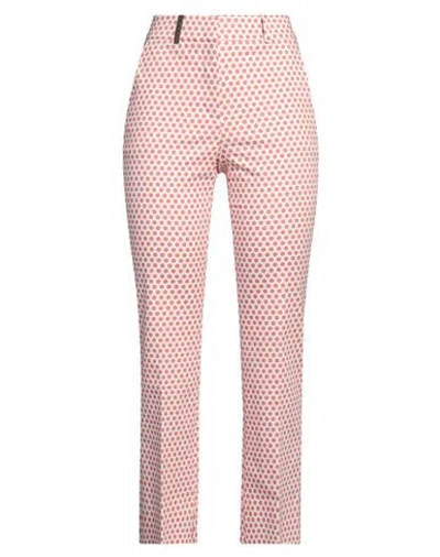 Peserico Woman Pants Red Size 4 Cotton, Elastane
