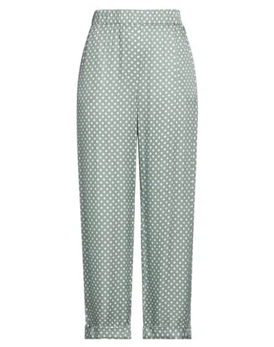 Peserico Woman Pants Sage Green Size 10 Viscose