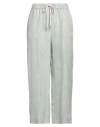 Peserico Woman Pants Sage Green Size 12 Cotton In Sage Green