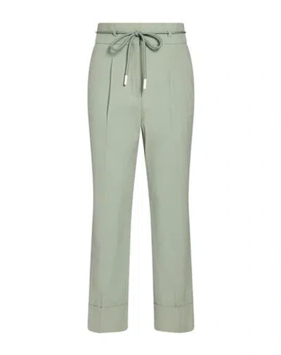 Peserico Woman Pants Sage Green Size 8 Linen, Cotton