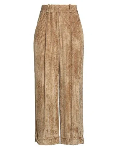 Peserico Woman Pants Sand Size 10 Viscose